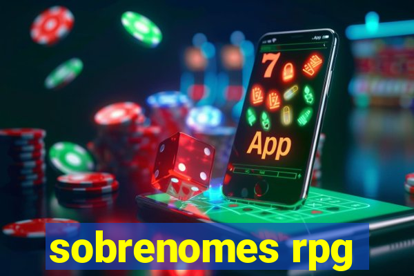 sobrenomes rpg